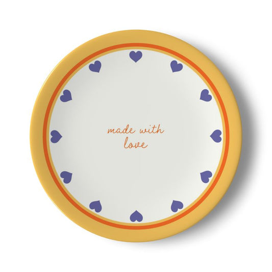 "Made With Love" Designer Plate