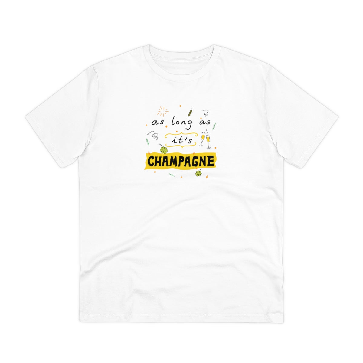 Champagne Lover 100% Cotton Unisex Tee
